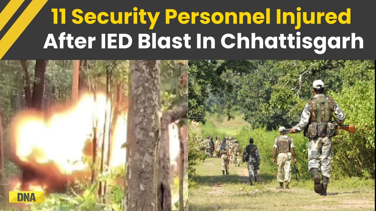Chhattisgarh News: 11 Security Personnel Injured In IED Blast During Anti-Naxal Operation | Sukma