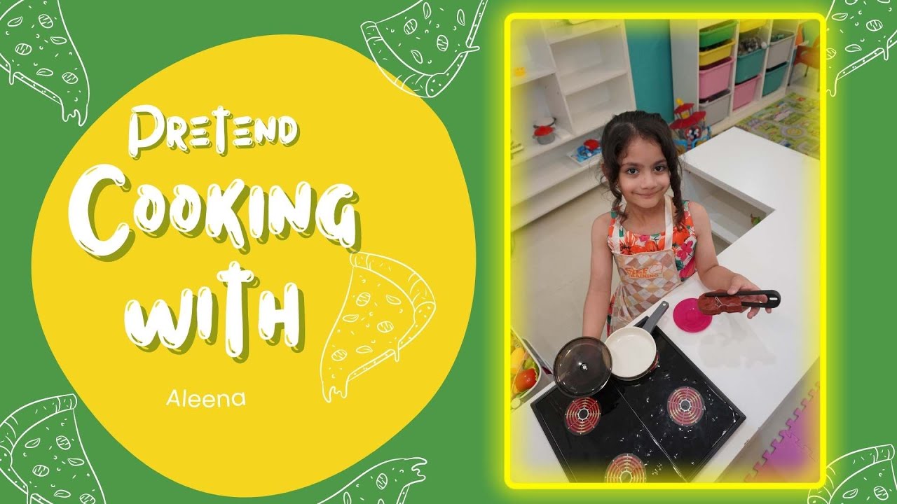 Pretend Cooking with Aleena - Kitchen Cooking Play Kids Toys