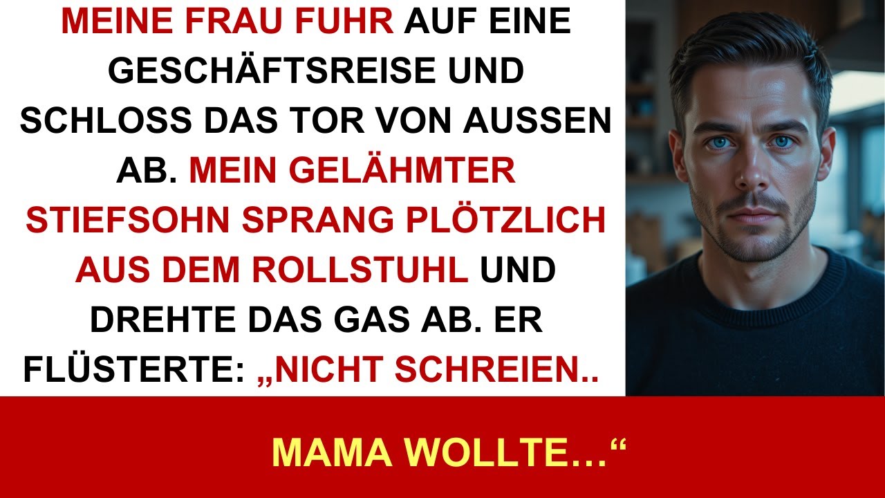 Meine FRAU schloss das Tor von außen ab, dann sprang mein GELÄHMTER Stiefsohn aus dem Rollstuhl und…