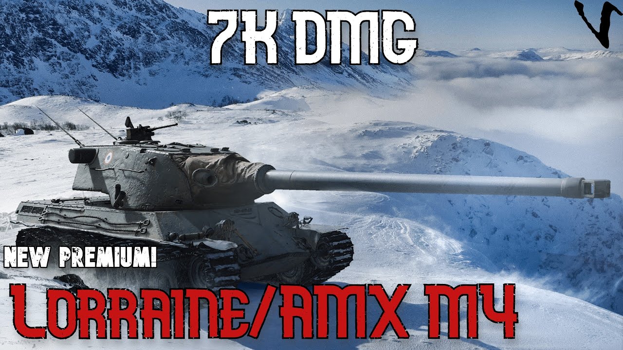 Lorraine/AMX M4 - Tier 9 Premium: 7k Damage: WoT Console - World of Tanks Console