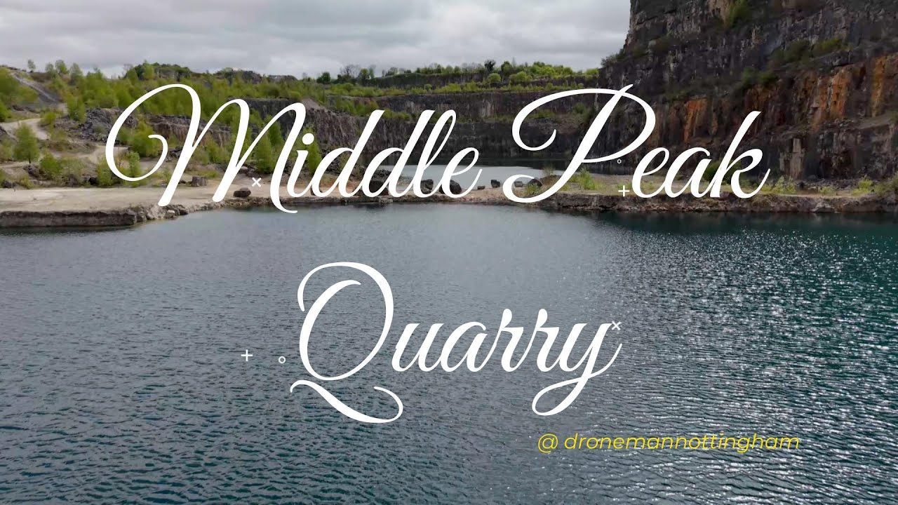 Drone Exploration of Middle Peak Quarry – Derbyshire's Abandoned Limestone Giant