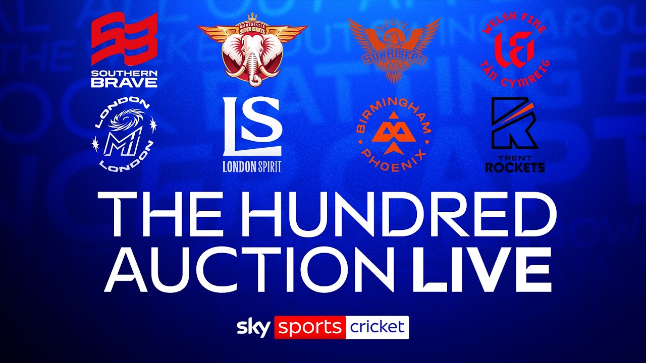 LIVE |  Men's Team Auction | The Hundred 2026