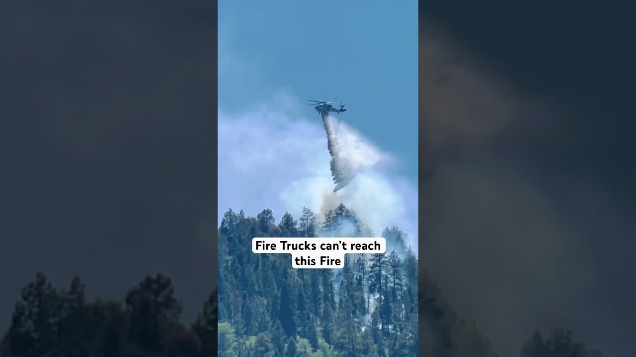 Sometimes the best Fire Truck is a Helicopter.  #Sikorsky #FireHawk