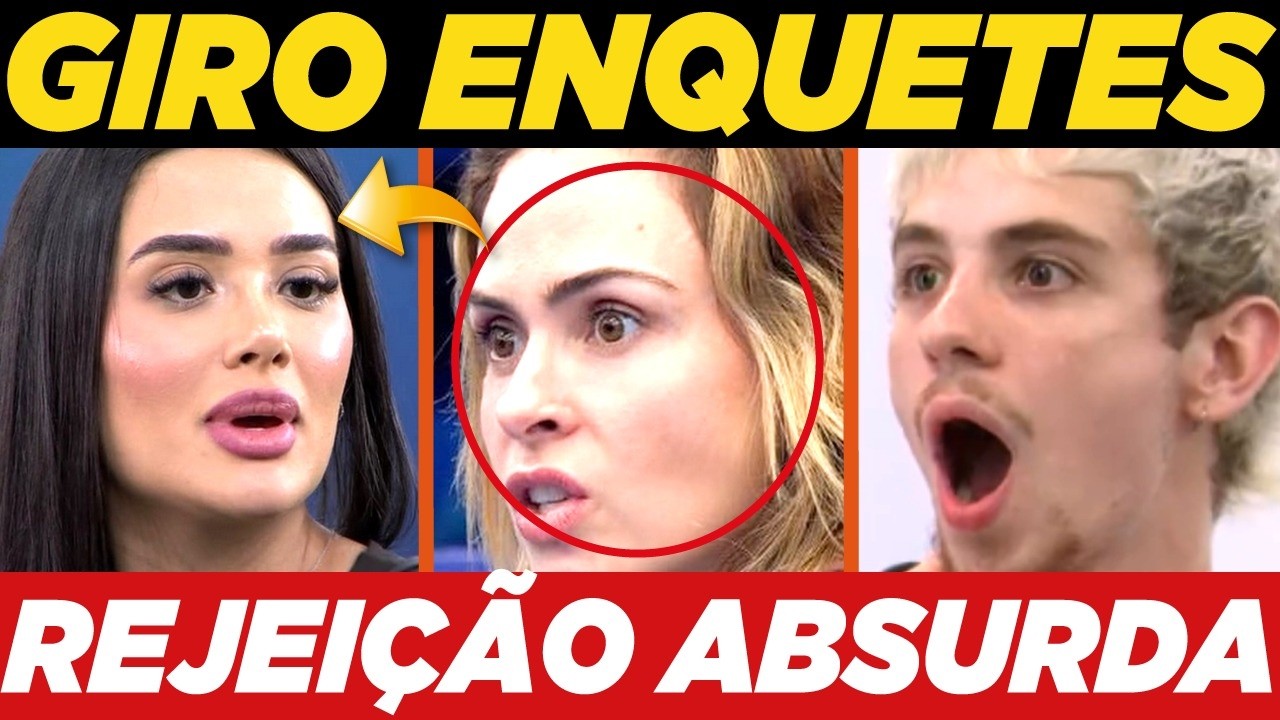 🔥 MUDOU TUDO? Enquetes atualizadas do Pared&atilde;o &ndash; Quem vai sair do bbb? Jordana, Juliano ou Ana Paula?