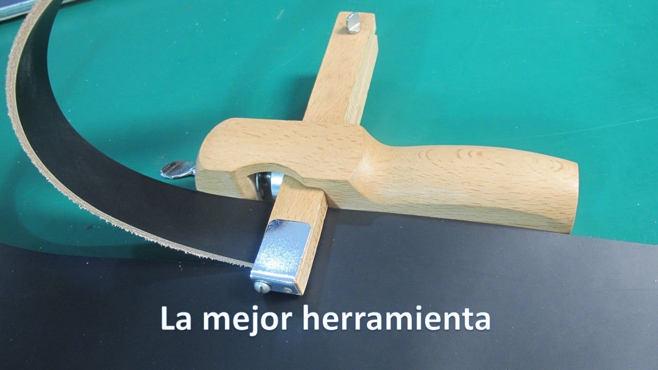 La mejor herramienta para cortar cintas de cuero (tutoriales de cuero)
