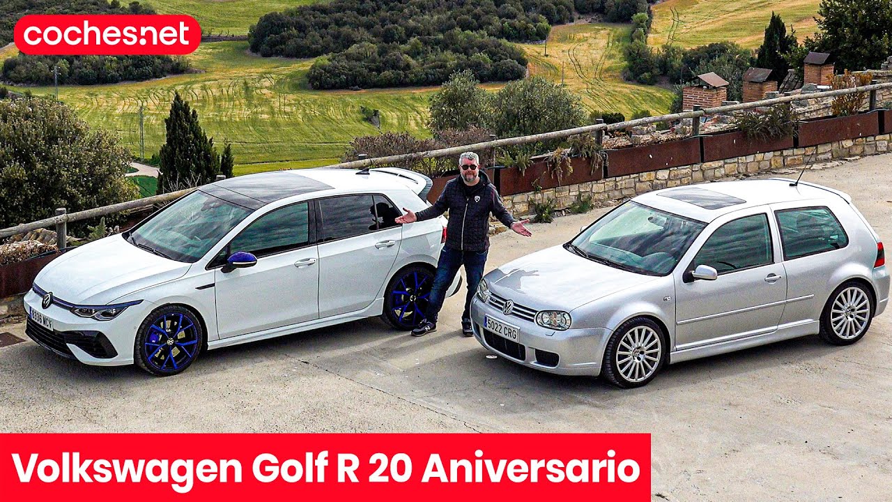 VW Golf R32 2003 vs Golf R 20 Aniversario 2023 | Prueba / Test / Review en español | coches.net