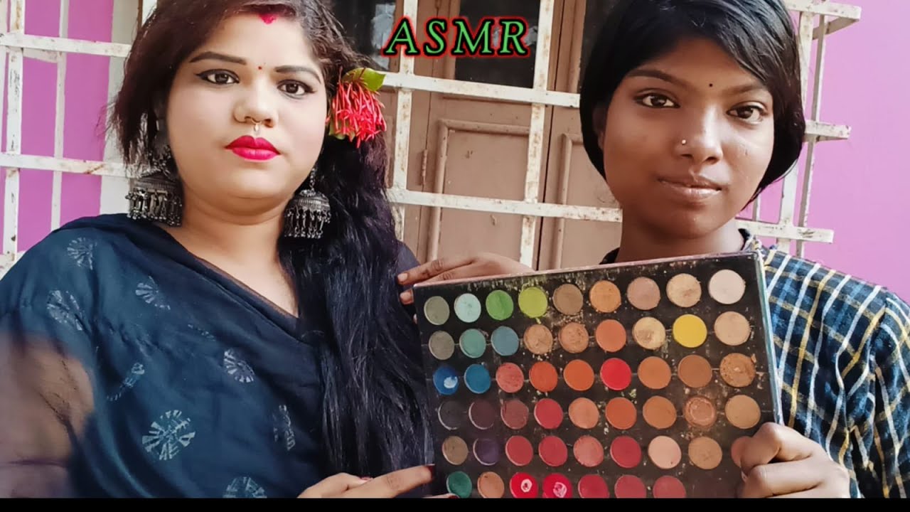 ASMR~Dear Sister Does My Reception Bridal Party Makeup (Tingle's)@asmrsangi7044 👄❤️🌹