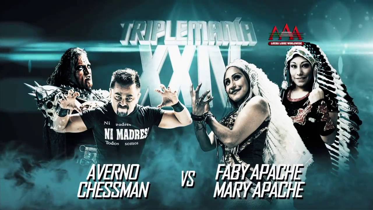 Triplemanía XXIV -  Chessman & Averno Vs Faby Apache & Mary Apache
