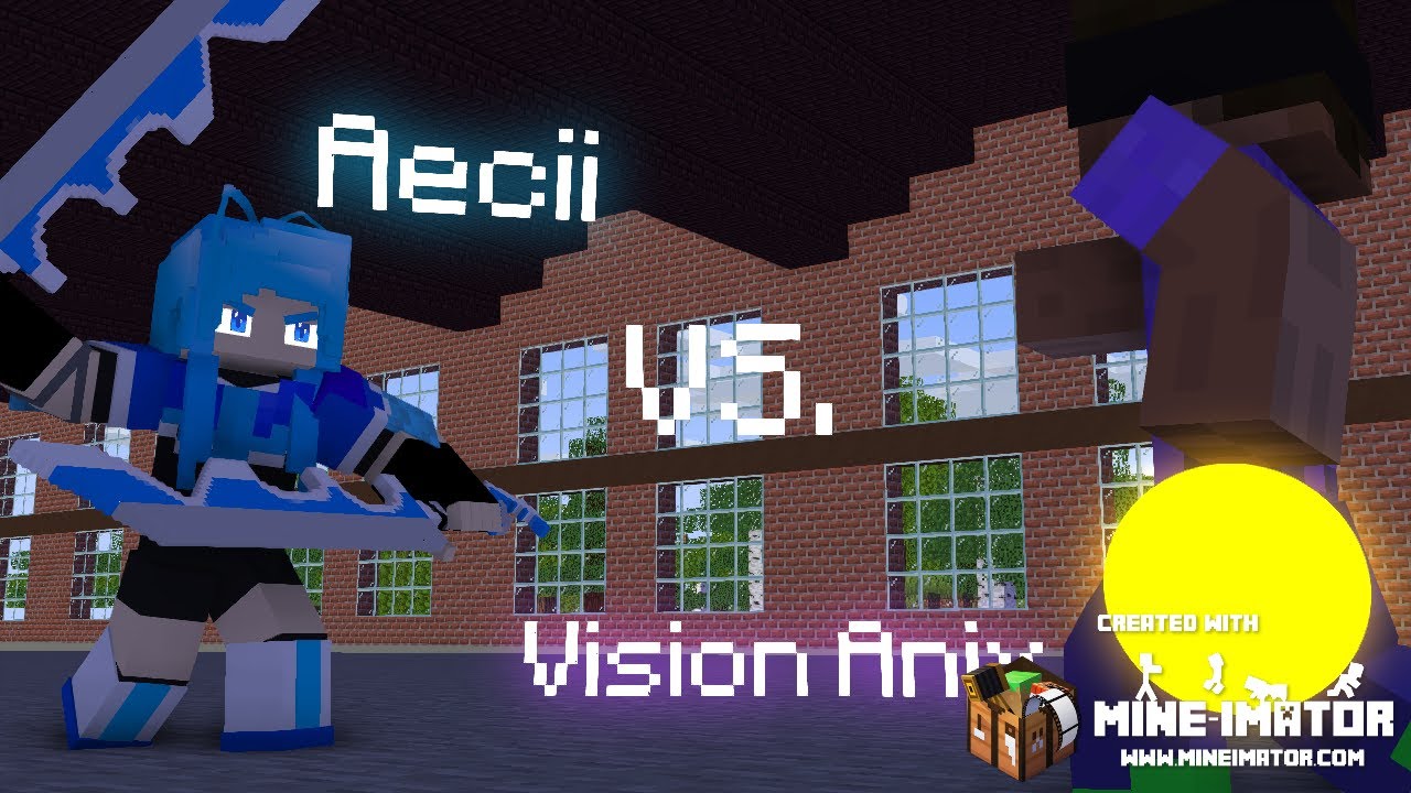 Aecii vs. Vision Anix (Minecraft Animation)