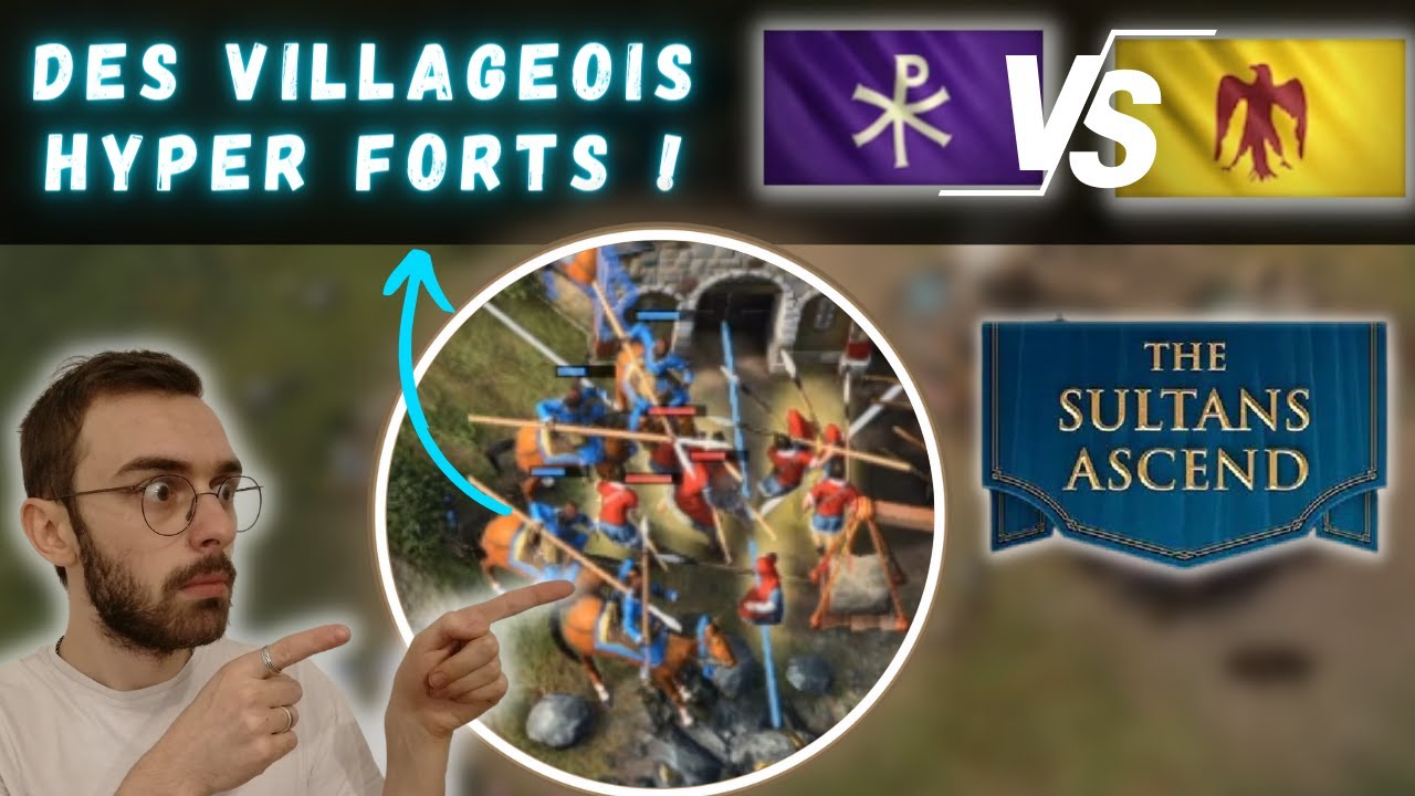 Les Byzantins ont des villageois de FOUS !! VS Ayyubids : Demu vs Mista Cast AOE4 The Sultans Ascend