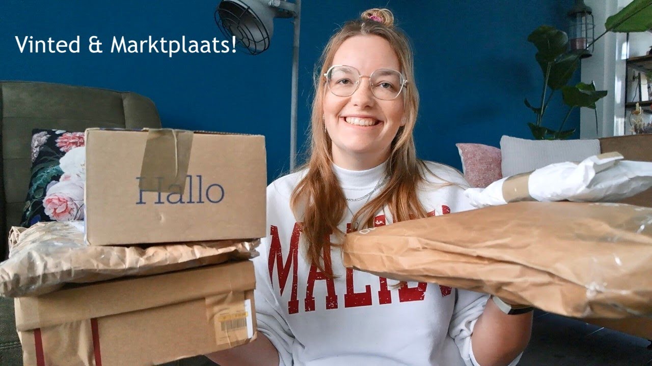 Tweedehands pakketjes unboxing! | Vinted & Marktplaats | Gwoonbysandra