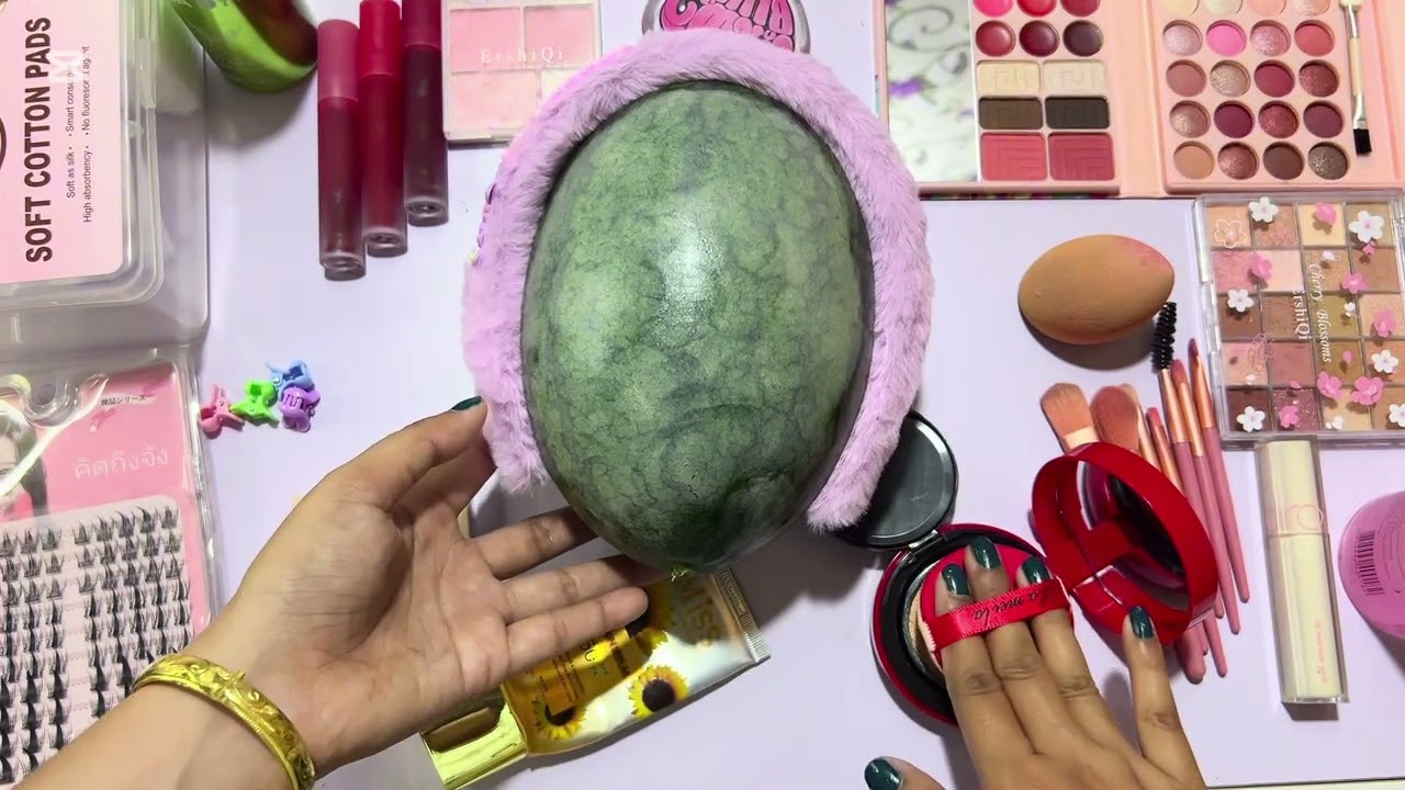 Watermelon Spa ASMR 🍉 | Pure Skincare Sounds (No Talk)