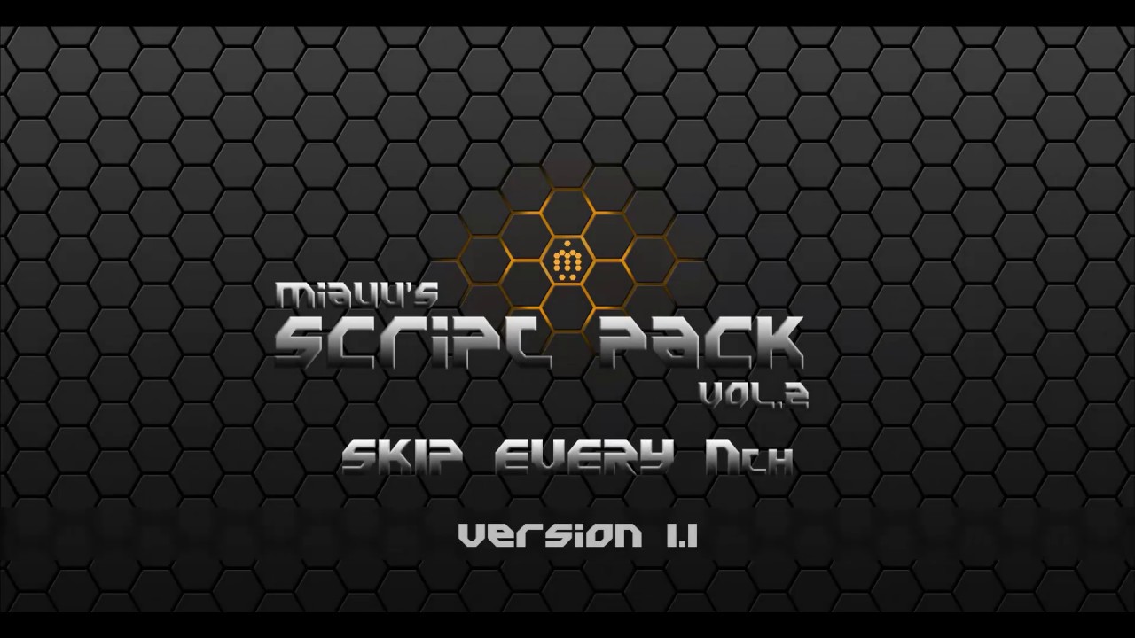 miauu's Skip Every Nth vert/edge/polygon version 1.1