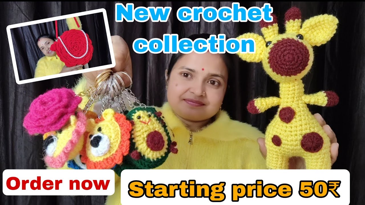 सिर्फ ₹50 में New Crochet Keychain Collection 😍 | Budget Friendly Keychains |#crochet #smallbusiness
