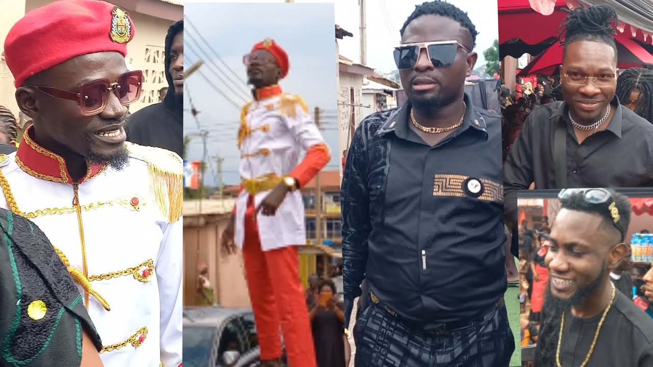 Watch how Kwadwo Nkansah Lilwin steals the show at Kwaku Flick father's funeral