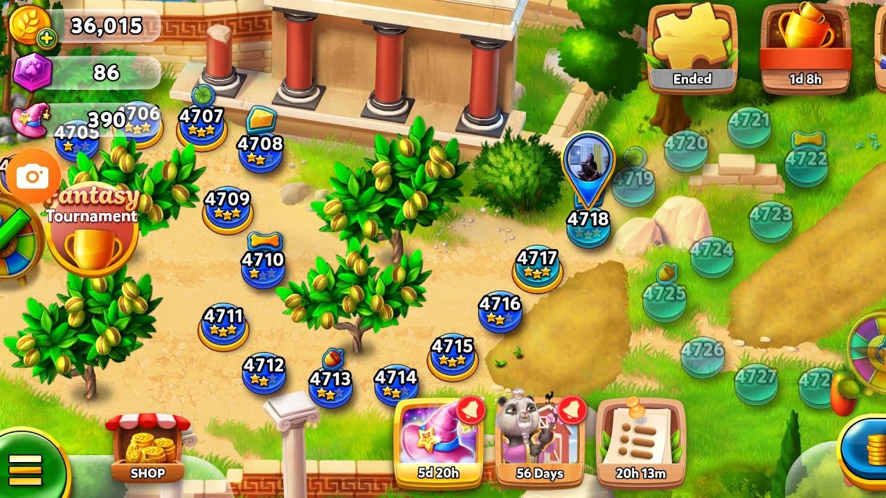 LEVEL 4718 SOLITAIRE GRAND HARVEST
