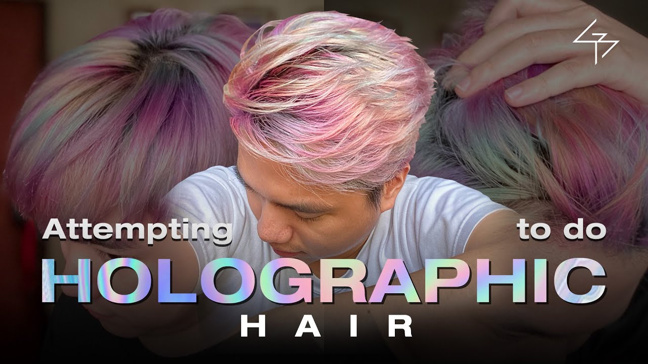 Attempting to do HOLOGRAPHIC HAIR! | Hair Color Experimentation