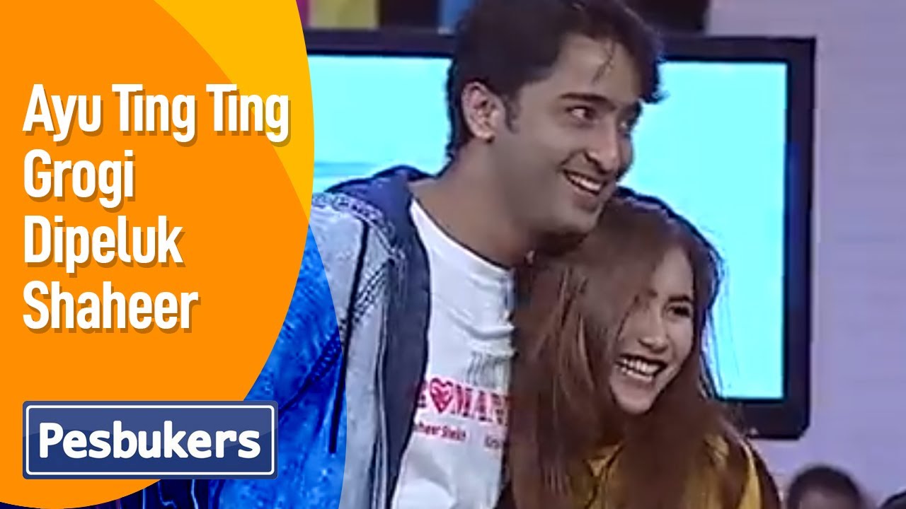 Ayu Ting Ting Grogi Dipeluk Shaheer