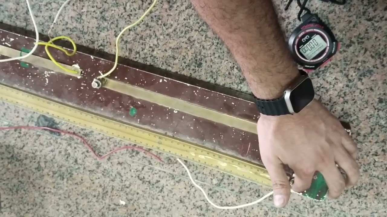 تجربة القنطرة المترية ( لتعيين المقاومة المجهولة)