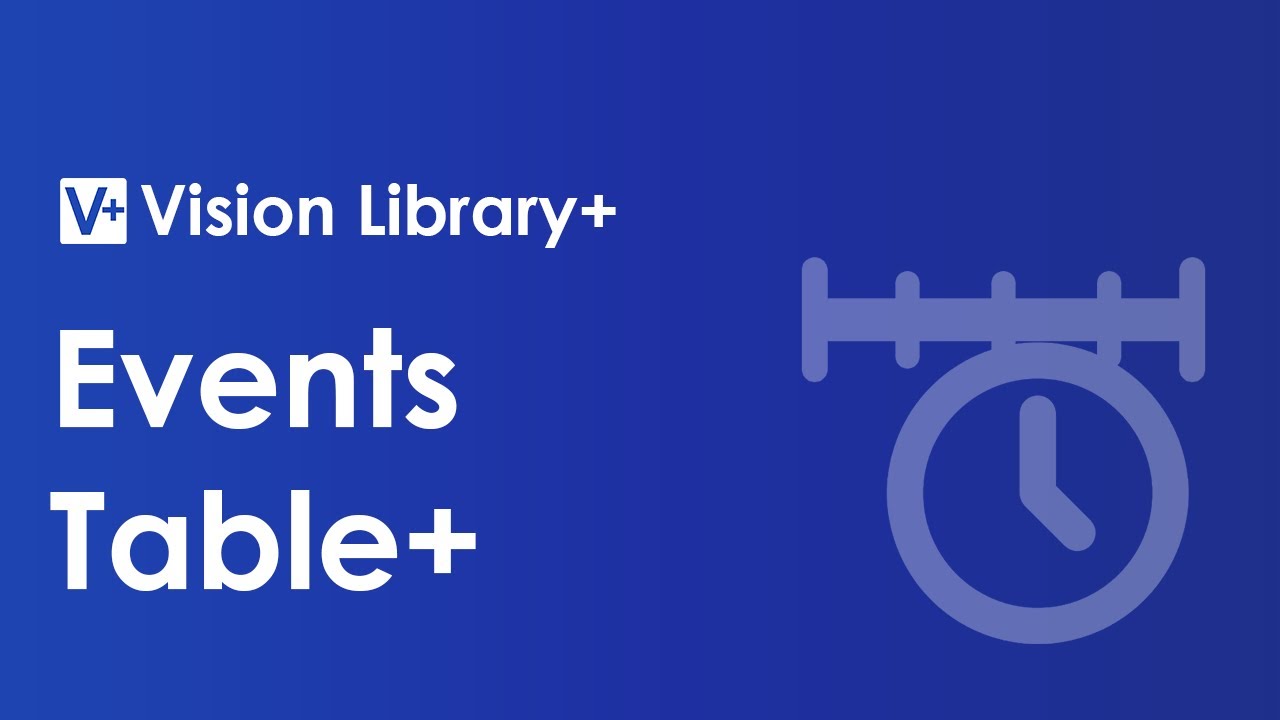 Events Table+ Symbol for AVEVA PI Vision: Visualize and Edit Event Frames | Vision Library+