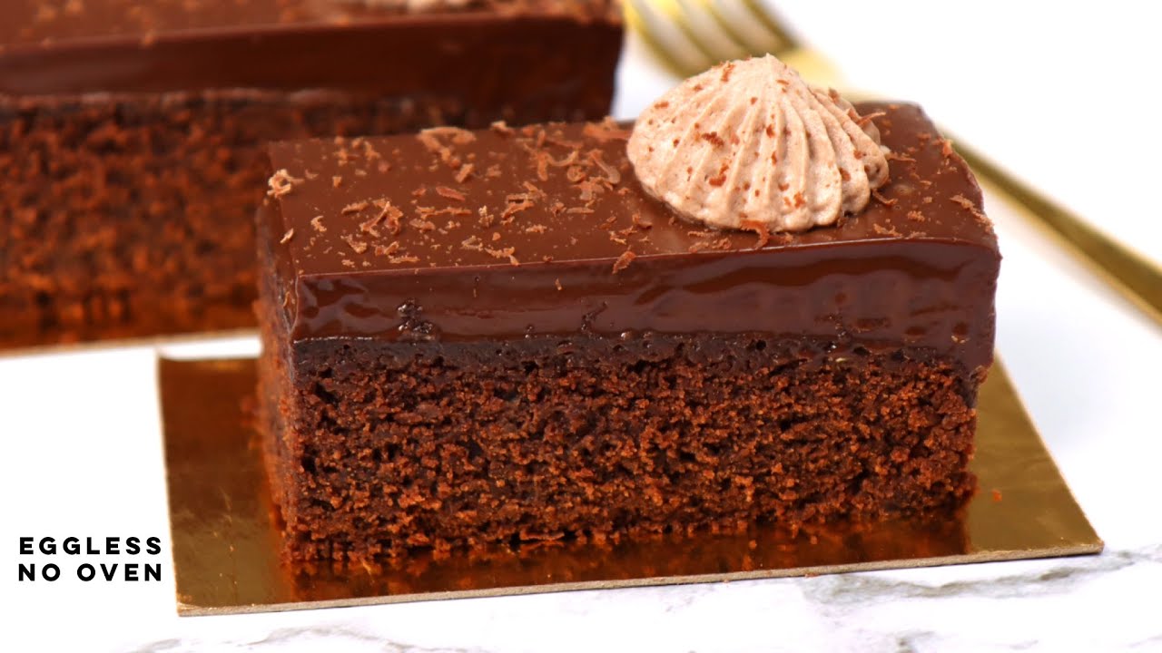 Chocolate condensed milk cake