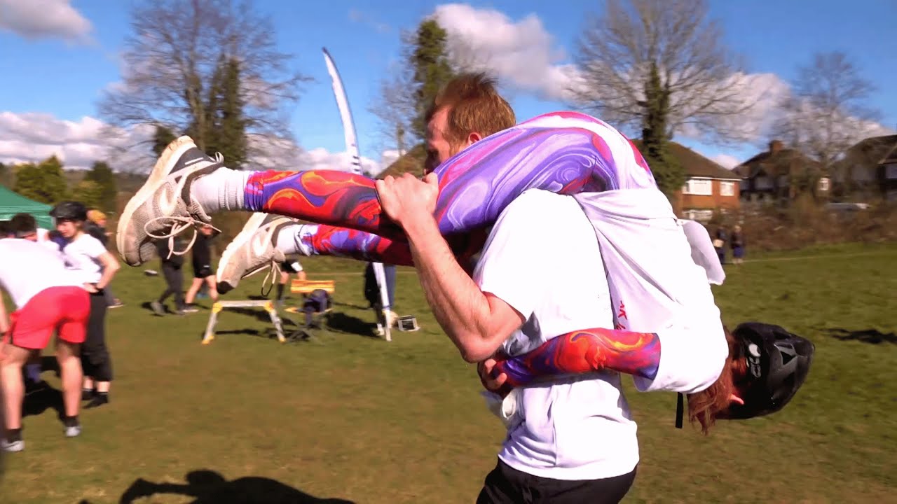 WIFE-CARRYING Is this the world's STRANGEST sport? | WeShow Sports | Wife-Carrying | Weird Sports |
