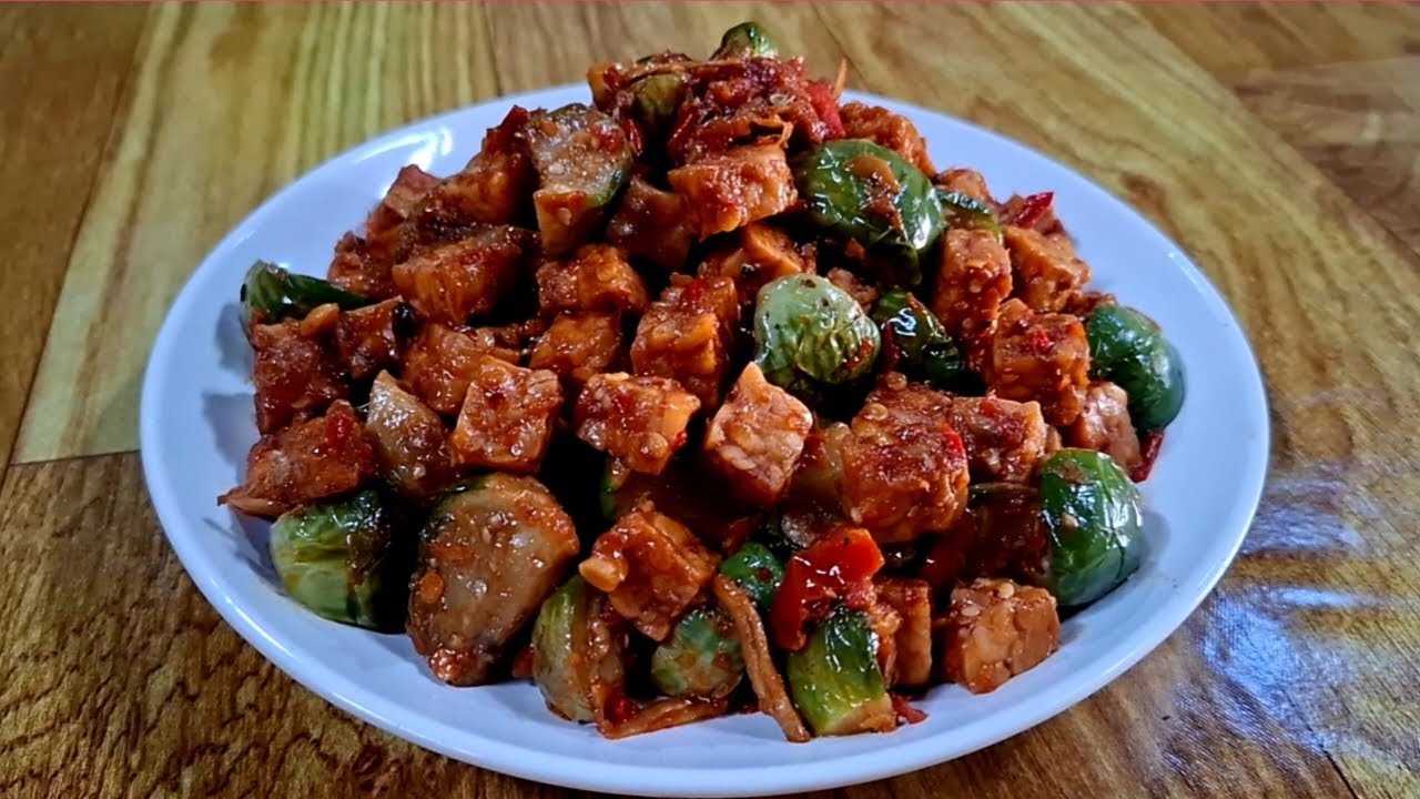 COBA RESEP INI❗️PASTI KAMU AKAN KETAGIHAN❗️RESEP TUMIS TERONG LALAP CAMPUR TEMPE DAN IKAN TERI.