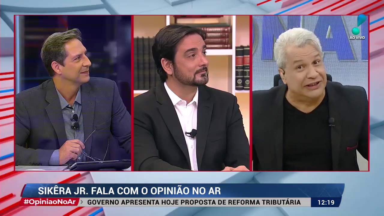 Sikêra Jr. fala sobre o Politicamente correto. Estreia Opinião no Ar, 28/09.