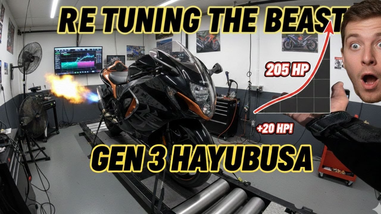 Suzuki Hayabusa Gen 3 -  ECU GETS  RE-FLASHED !!