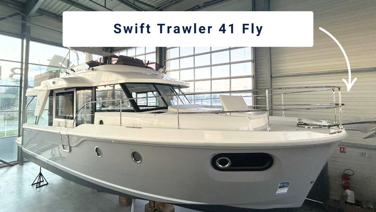 Visite du BENETEAU SWIFT TRAWLER 41 - Marine Center