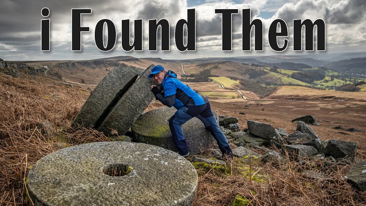 Millstones, Peak District History. I Found Them... Great British Heritage at Stanage Edge