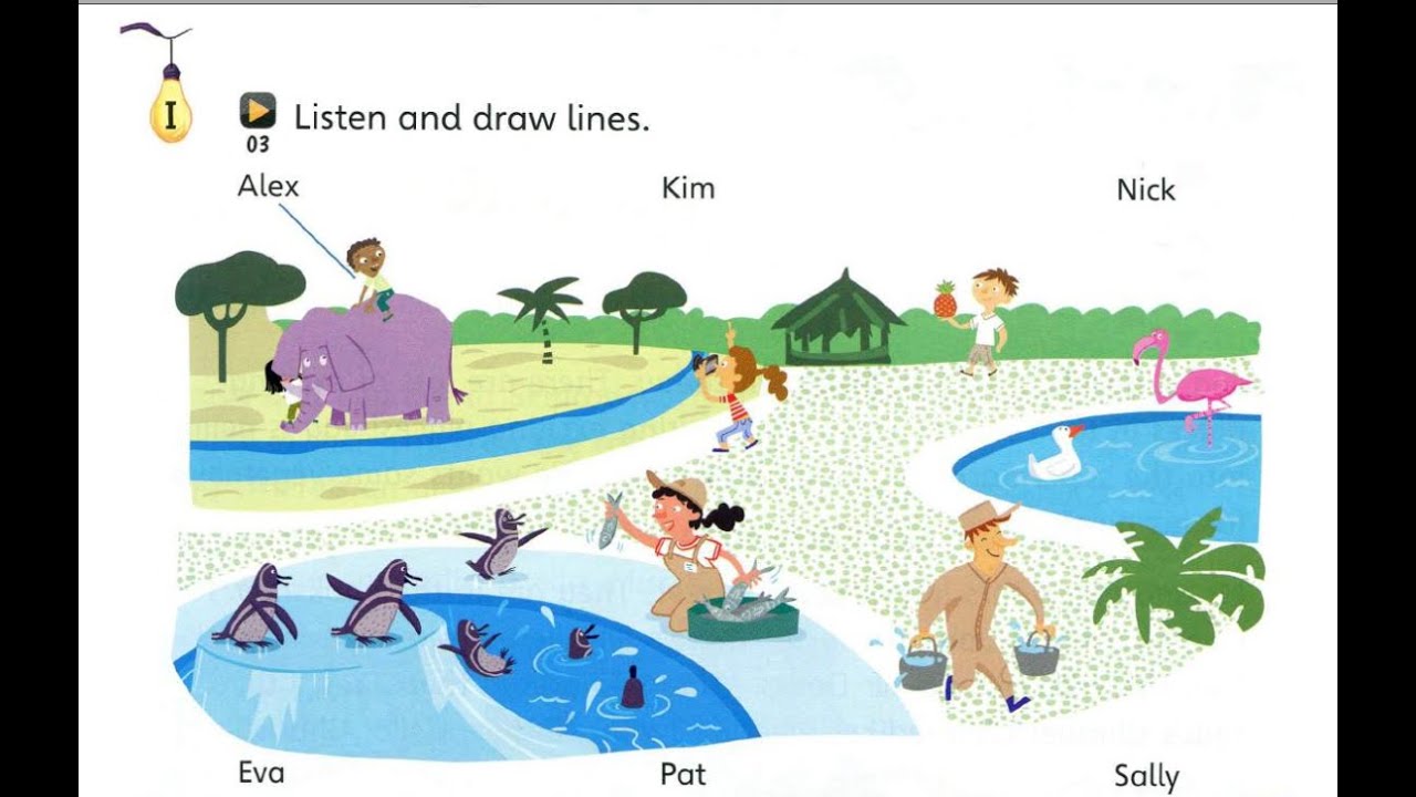 B&agrave;i tập I Unit 1 Jack and the penguins   Storyfun 3