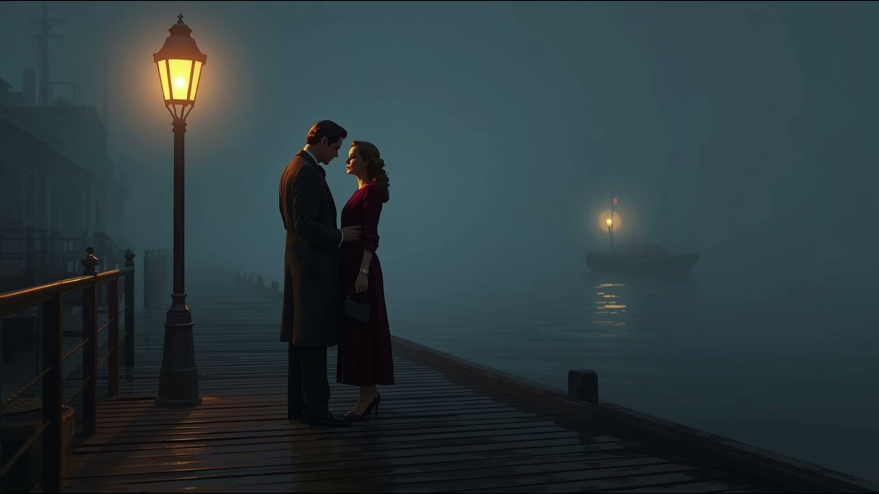 Mellow Echo Jazz | Last Boat to Midnight &ndash; 1940s Fog Harbor Nocturnes 🚢🌫️🎷