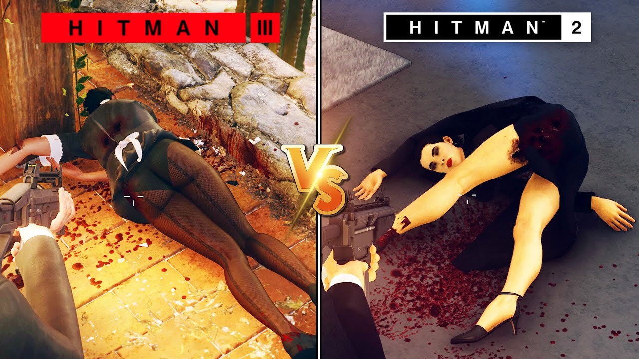 Hitman 3 Physics vs. Hitman 2 Physics