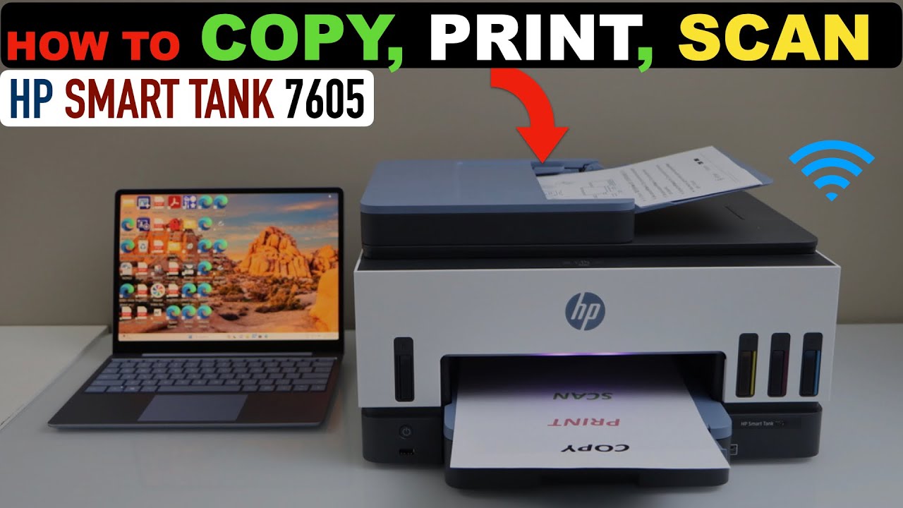 HP Smart Tank 7605 & 790 Scanning, Printing & Copying !