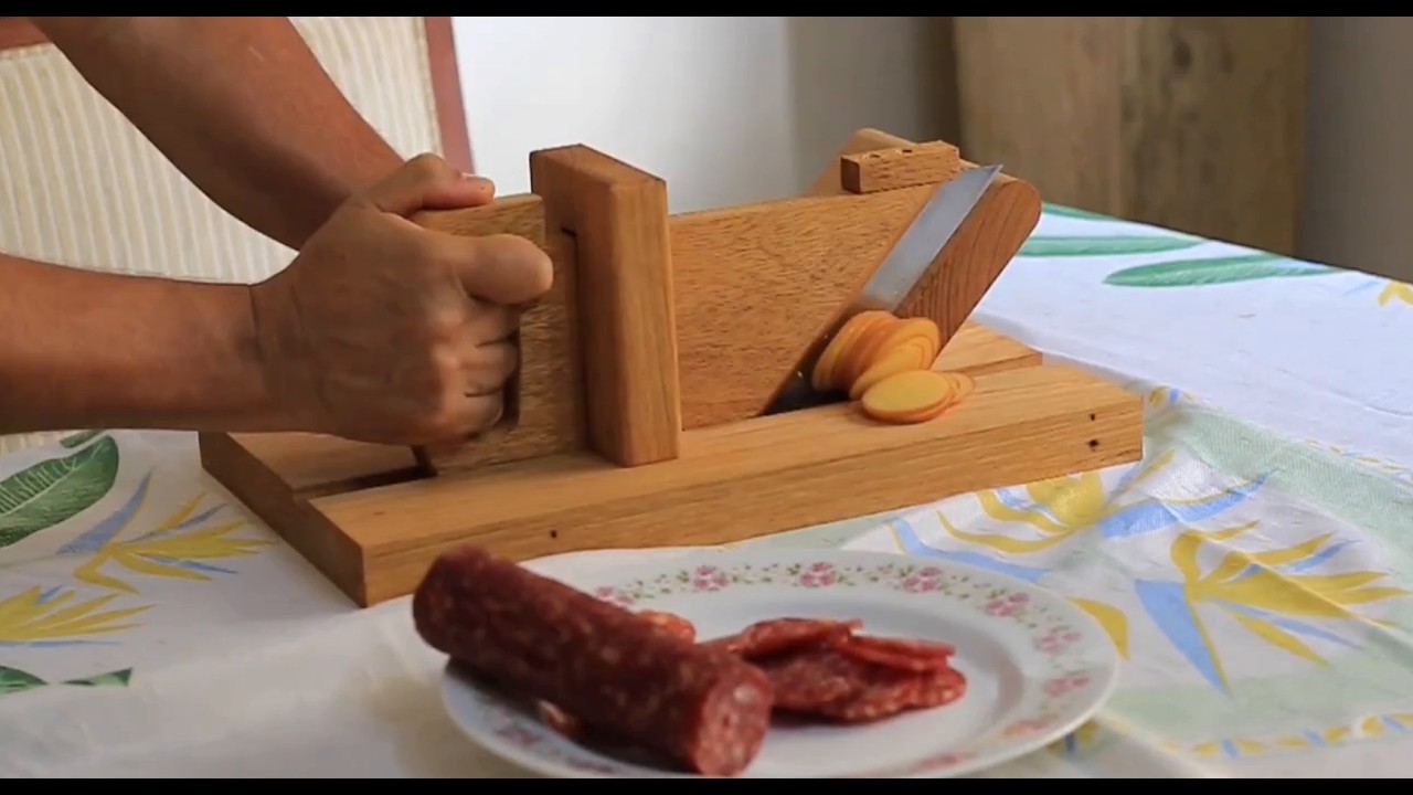 Esse Fatiador de Frios de Madeira Vai Mudar Sua Cozinha! Faça o seu aprenda em minutos #diy #gourmet