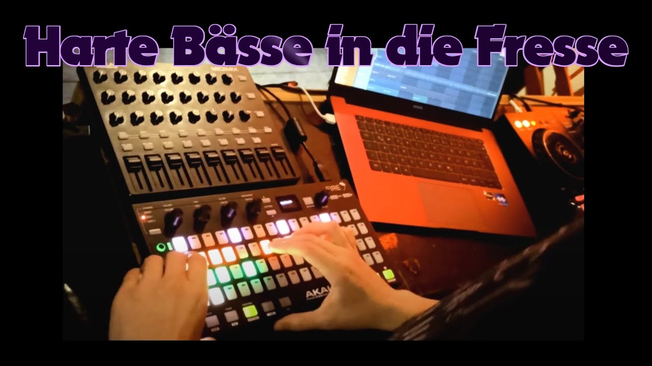 [Harte Bässe in die Fresse] Akai Fire & Akai Midimix Performance Mode Hardtekk Set 5 (180)
