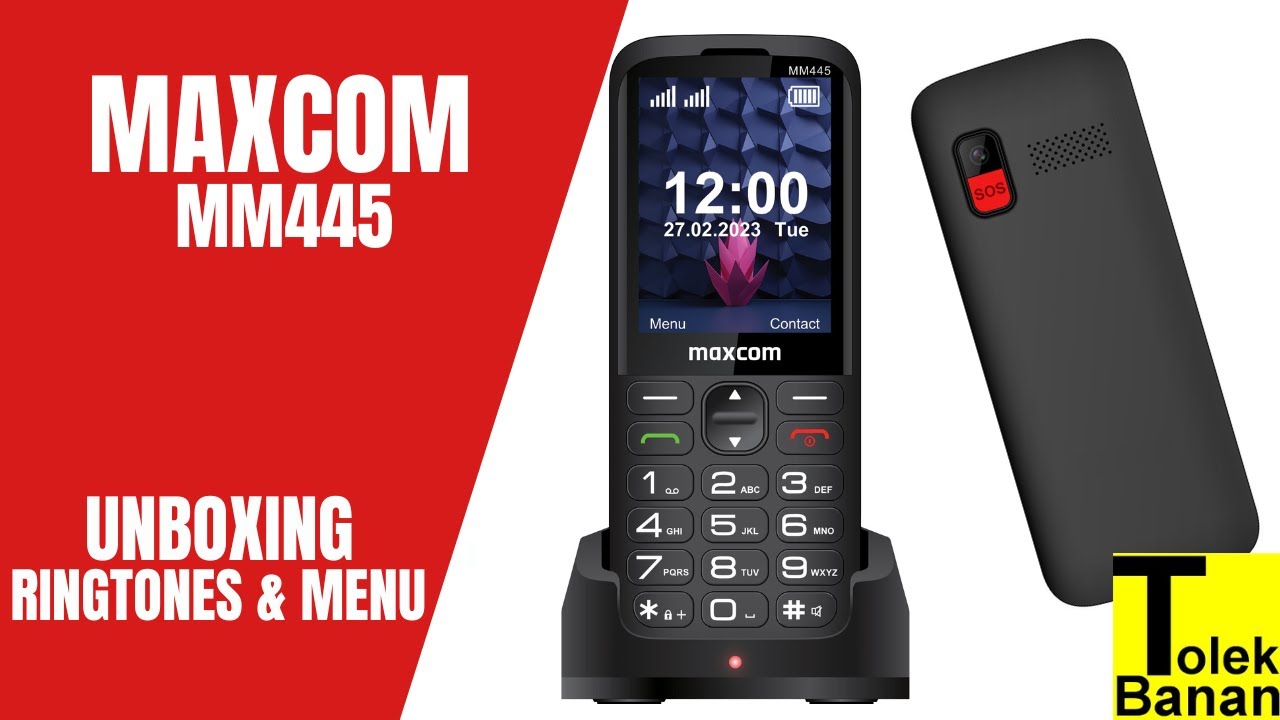 MaxCom MM445 - Unboxing / Menu & Ringtones / Dzwonki