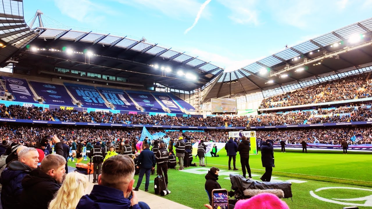 Match Day Experience at the Etihad for Man City v Wolves