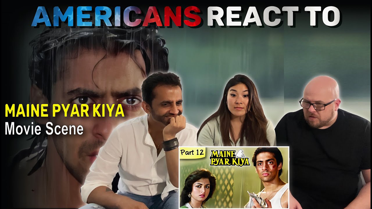 Maine Pyar Kiya Movie Scene Reaction | Salman Khan’s Classic 90s Romance | New Yorkers Reaction
