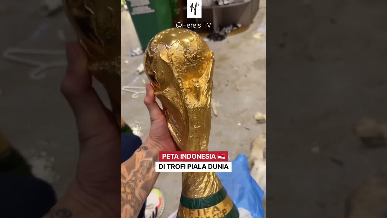 Peta 🇮🇩 di Trofi Piala Dunia