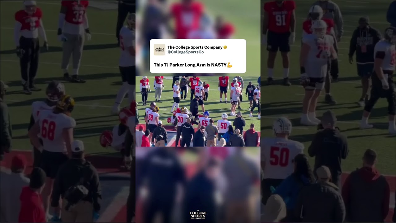 TJ Parker showing why he’s a TOP EDGE RUSHER in the 26’ Draft Class😤 (🎥: PFF_College on X)