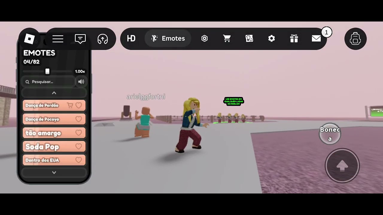 Vídeo diferente no roblox 