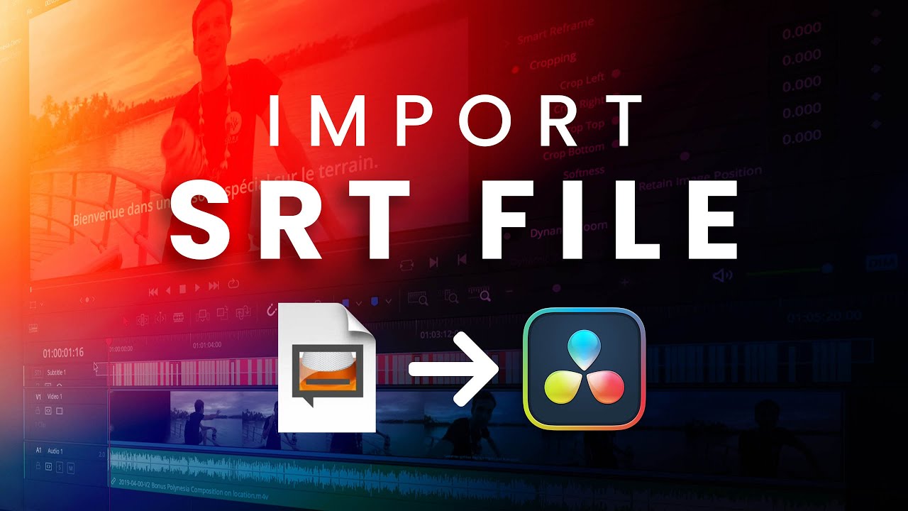Import SRT File in Davinci Resolve (Subtitles)