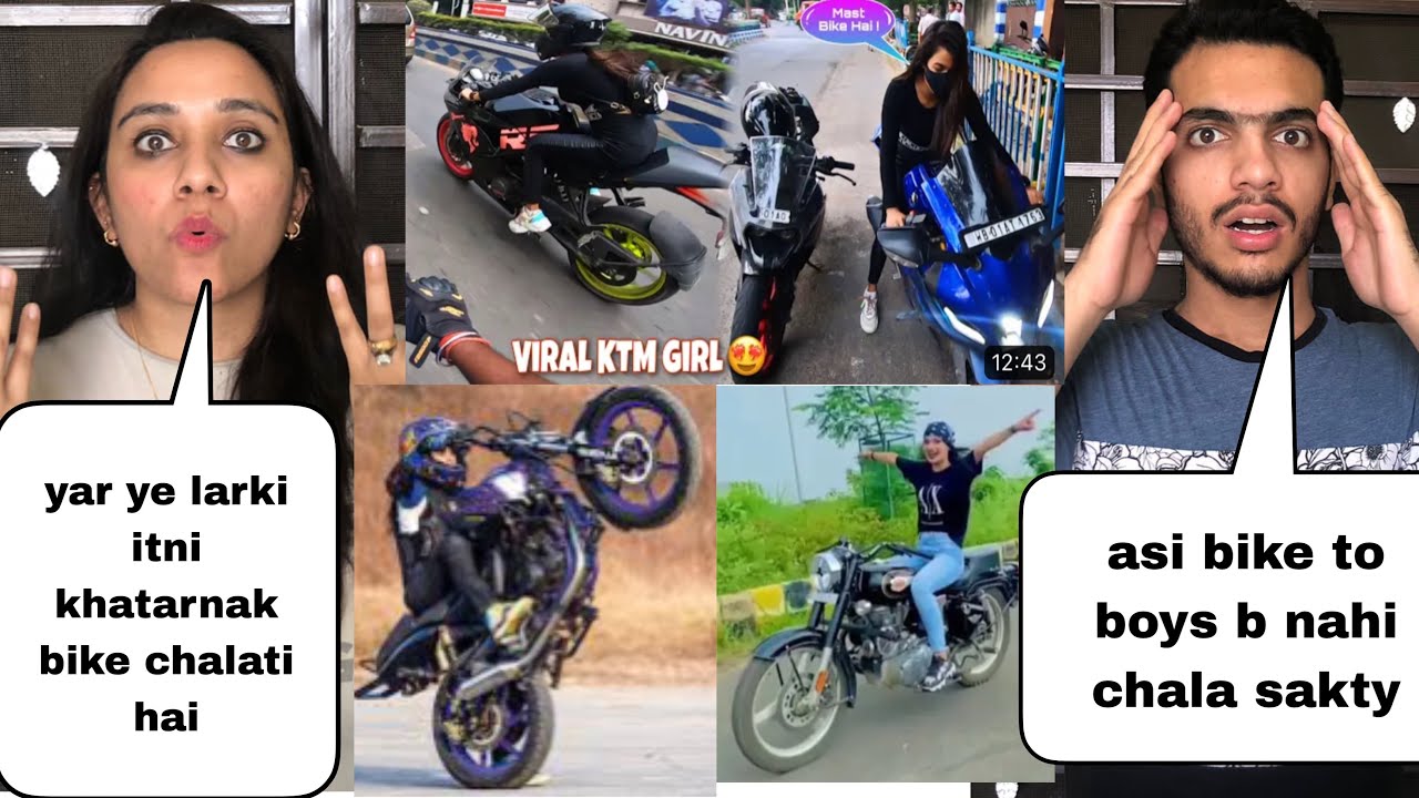 Indian KTM Rider Girl Race With KTm Rider Boy in Public Road 🔥😱 |Pakistani Reaction