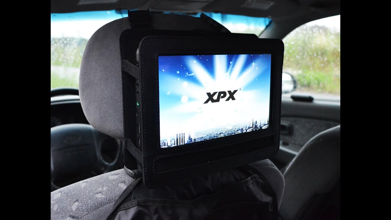 Портативный DVD XPX EA-9066L с установкой на подголовник