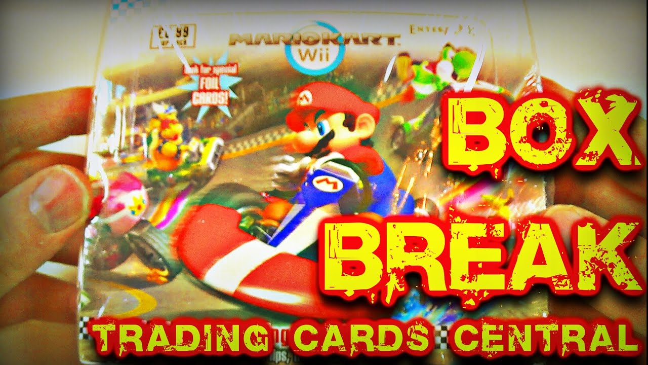 MARIO KART WII TRADING CARDS | BOX BREAK | TRADING CARDS CENTRAL
