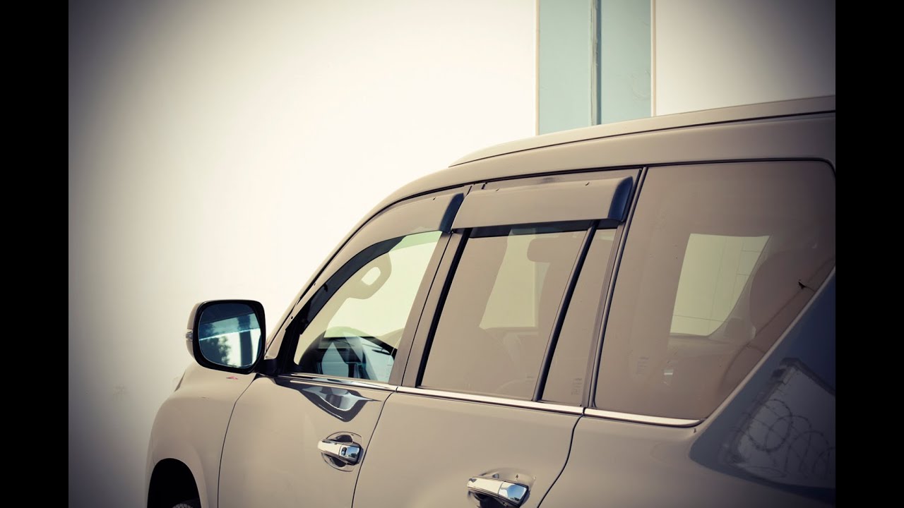WELLvisors side window deflector vent visor Installation Video LEXUS GX460 10-17