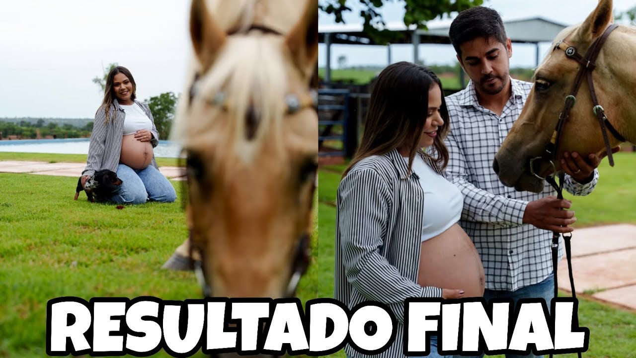 BRUNA LOHAINE MOSTRA COMO FICARAM AS FOTOS DE GESTANTE