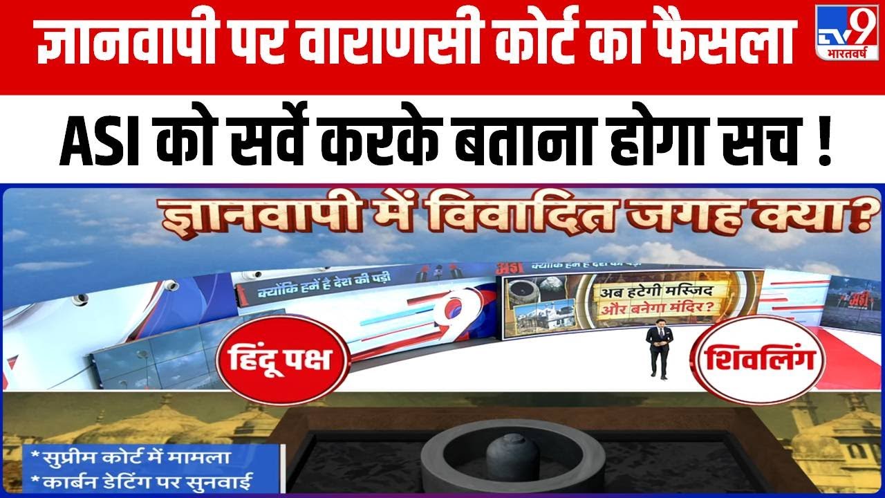 Gyanvapi Masjid Case: ज्ञानवापी पर Varanasi Court का फैसला...ASI को सर्वे करके बताना होगा सच !